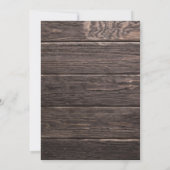 Invitation Tournesol Rustique BabysRespire Fête des mariées v (Dos)