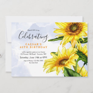 Invitation Tournesols