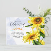 Invitation Tournesols (Debout devant)