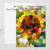 INVITATION TOURNESOLS (Devant / Derrière)