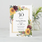 Invitation Tournesols 30e anniversaire (Debout devant)