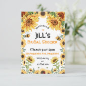 Invitation Tournesols et bourdons (Debout devant)