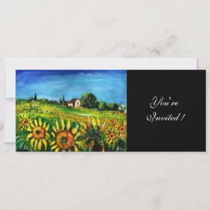 INVITATION TOURNESOLS ET CAMPAGNE EN TOUSCANE,