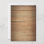 Invitation tournesols et feuilles (Dos)