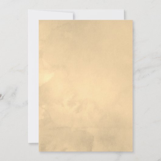 Invitation Tournesols Géométrique 50e Anniversaire de Mariage (Dos)