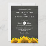 Invitation Tournesols rustiques Classy Chalkboard Mariage off<br><div class="desc">Créez votre invitation parfaite avec ce modèle pré-conçu, vous pouvez facilement la personnaliser pour être le vôtre. Pour plus de personnalisation, cliquez sur le lien "customiser plus loin" et utilisez notre outil de conception facile à utiliser pour modifier ce modèle. Si vous préférez les papiers plus épais / Finition mat,...</div>