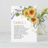 Invitation Tournesols rustiques Tableau Numéro 1 Tableau de s (Debout devant)