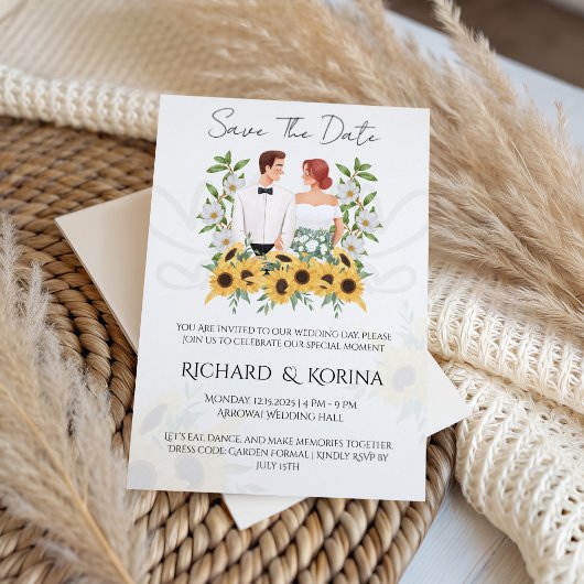 Invitation Tournesols Save the Date