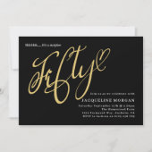 Invitation Tournez 50 Black Gold 50e anniversaire (Devant)