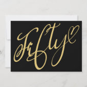 Invitation Tournez 50 Black Gold 50e anniversaire (Dos)