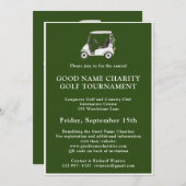 Invitation Tournoi Charity Golf (Devant / Derrière)