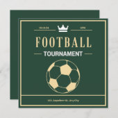 Invitation tournoi de football (Devant / Derrière)