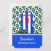 Invitation Tournoi de football pour jeunes BW Stripes (Devant)