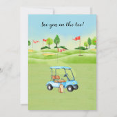 Invitation Tournoi de golf (Dos)