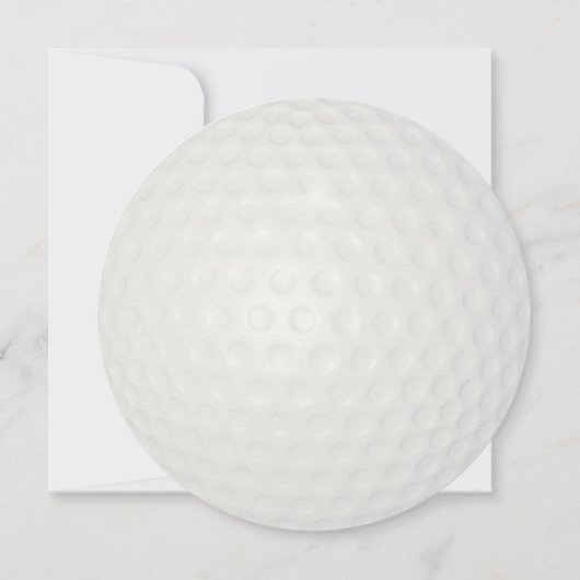 Invitation Tournoi de golf (Dos)