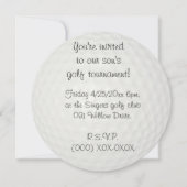 Invitation Tournoi de golf (Devant)