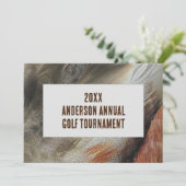 Invitation Tournoi de golf annuel à plumes pour la réunion de (Debout devant)