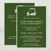 Invitation Tournoi de golf de charité  (Devant / Derrière)