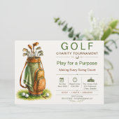 Invitation Tournoi de golf de charité Fore a Good Cause (Debout devant)
