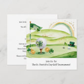 Invitation Tournoi de golf de la Saint-Patrick (Devant / Derrière)