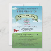 Invitation Tournoi de golf d'entreprise  (Devant)