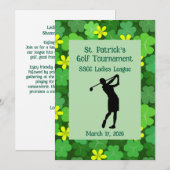 Invitation Tournoi de golf Shamrock (Devant / Derrière)