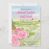 Invitation Tournoi De Golf Sur Le Parcours De Golf (Devant)