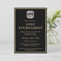 Tournoi de logo d'entreprise de la Ligue de Golf