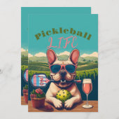 Invitation Tournoi de Pickleball (Devant / Derrière)