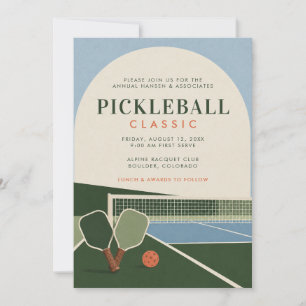 Invitation Tournoi de Pickleball personnalisé