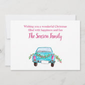 Invitation Tournoi de tennis de Watercolor (Dos)