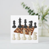 Invitation Tournoi d'échecs d'invitation (Debout devant)