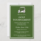 Invitation Tournoi d'entreprise de la Ligue de Golf (Devant)