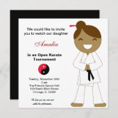 Invitation Tournoi Karate Kids (Devant / Derrière)