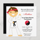 Invitation Tournoi Karate Kids (Devant / Derrière)