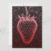Invitation tournures de fraise (Devant)
