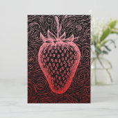 Invitation tournures de fraise (Debout devant)