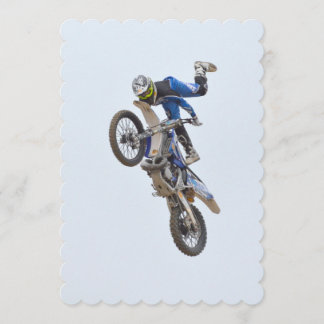 Invitation Tours d'extrémité de motocross
