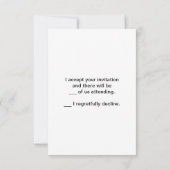 Invitation Tours Eiffel et parchemins roses (Dos)