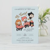 Invitation Tous à bord de l'Express Hogwarts (Debout devant)