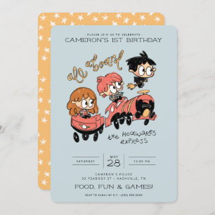 Invitation Tous à bord de l'Express Hogwarts