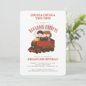 Invitation Tous à bord de l'Express Hogwarts 2e anniversaire (Debout devant)