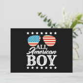 Invitation Tous American Boy 4 juillet États-Unis Lunettes de (Debout devant)