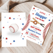 Invitation Tous les Baby showers de baseball Star