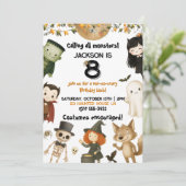 Invitation Tous les Monstres sont invités ! Fête d'anniversai (Debout devant)