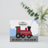 Invitation Tous les trains à bord (Debout devant)