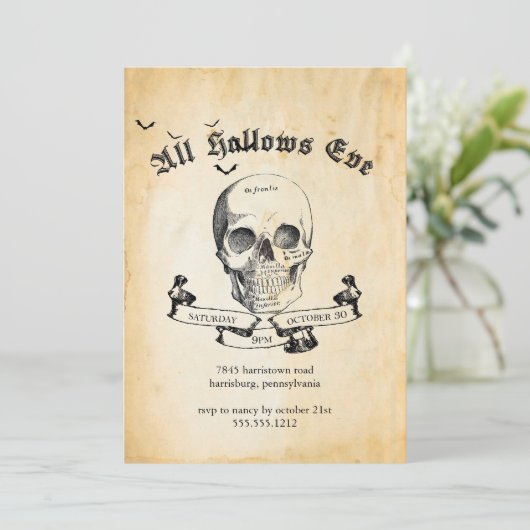 Invitation Tous les trous (Debout devant)