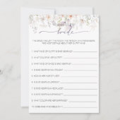 Invitation Tous Les Yeux Sur Le Jeu De Fête des mariées De Ma (Devant)