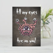 Invitation Tous mes yeux sont sur toi (Debout devant)