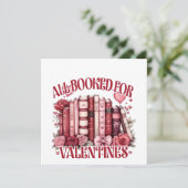 Invitation Tous réservés pour Valentine Bookish (Debout devant)